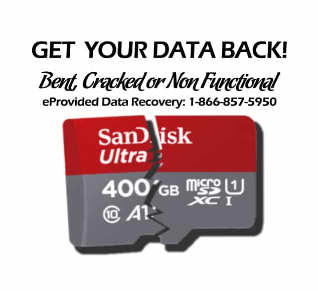 eProvided micro SD card recovery service
