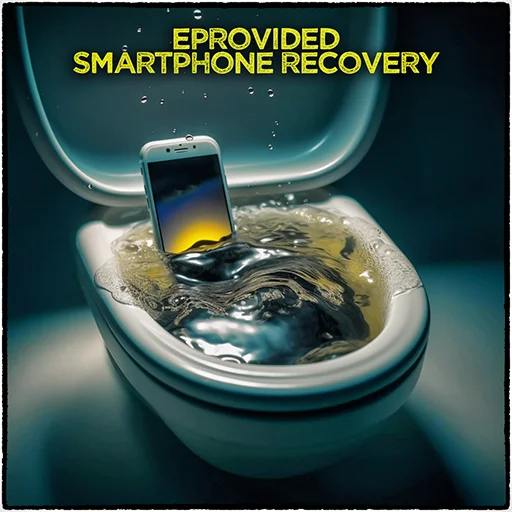 Smartphone dropped in a toilet — eProvided recovers data from water-damaged phones
