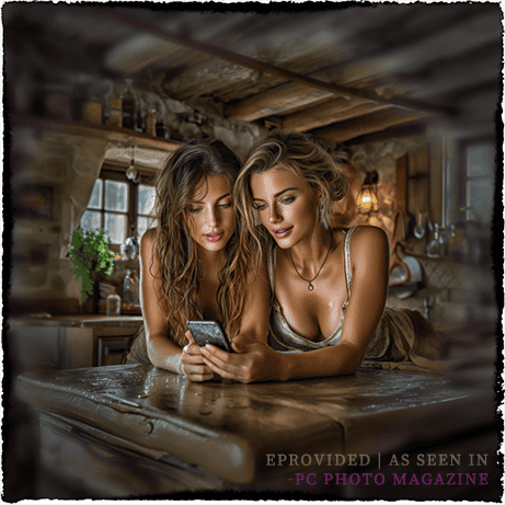 Showing damaged smartphone recovery success of family photos