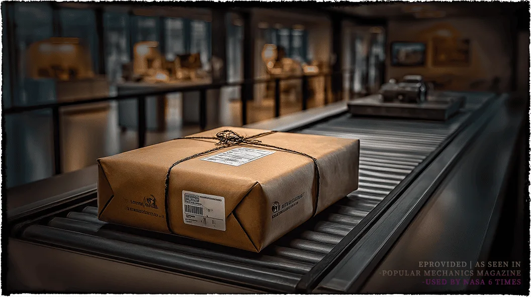 Secure mail-in package arriving at eProvided data recovery lab